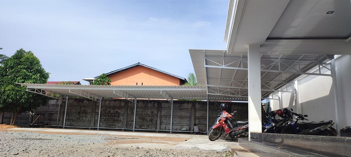 kanopi pak erik podomoro - Dokumentasi Proyek